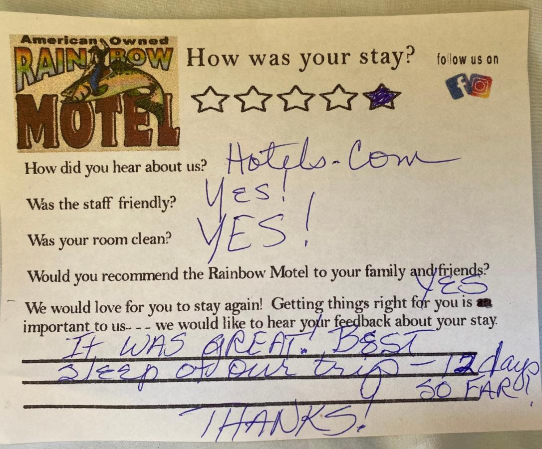 Rainbow Motel Thermopolis Dış mekan fotoğraf